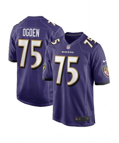 Men's Jonathan Ogden Purple Baltimore Ravens Retired Player Game Jersey $44.80 Jersey