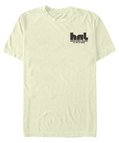 Men's Stranger Things Hawkins National Laboratory Short Sleeve T-shirt Ivory/Cream $15.40 T-Shirts