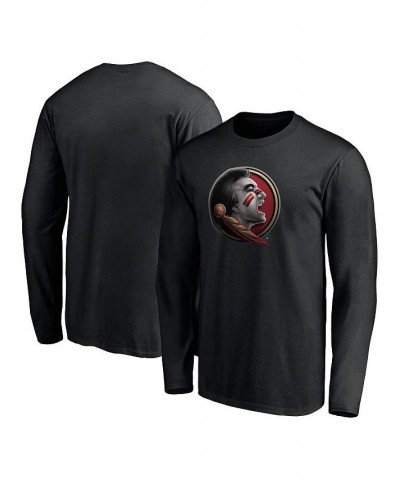 Men's Branded Black Florida State Seminoles Midnight Mascot Long Sleeve T-shirt $19.94 T-Shirts