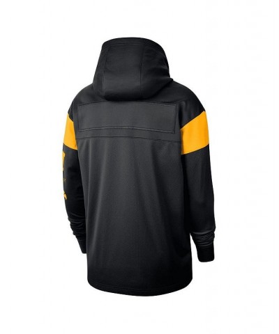 Men's Black Iowa Hawkeyes Jersey Performance Pullover Hoodie $46.20 Sweatshirt