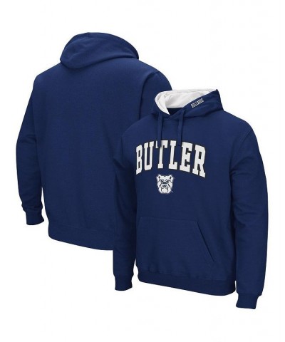 Men's Navy Butler Bulldogs Arch and Logo Pullover Hoodie $24.75 Sweatshirt