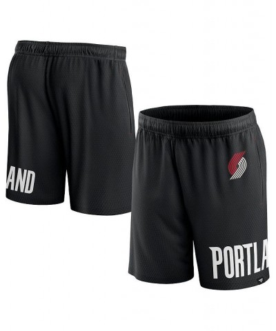 Men's Branded Black Portland Trail Blazers Free Throw Mesh Shorts $23.00 Shorts