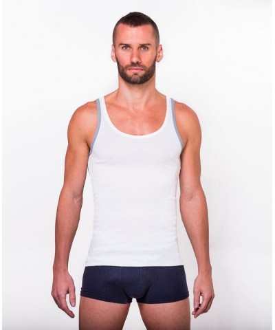 100% Certified Egyptian Cotton Tank - 2 Pack White $33.04 Undershirt