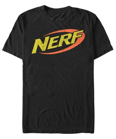 Nerf Men's Classic Logo Short Sleeve T-Shirt Black $17.50 T-Shirts