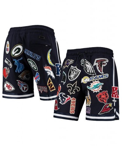 Men's Navy Nfl Pro League Allover Shorts $76.00 Shorts