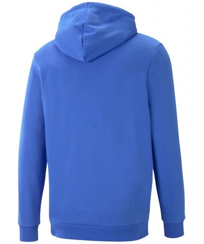 Men's Ess+ Logo Lab Logo-Print Fleece Hoodie Blue $22.55 Sweatshirt