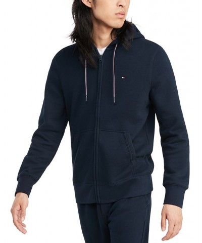Men's Big & Tall Plains Zip-Up Hoodie Blue $38.80 Sweatshirt