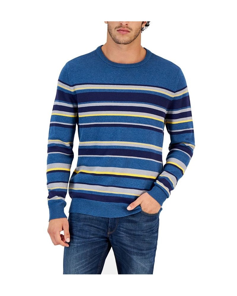Men's Lawry Stripe Sweater Blue $13.25 Sweaters