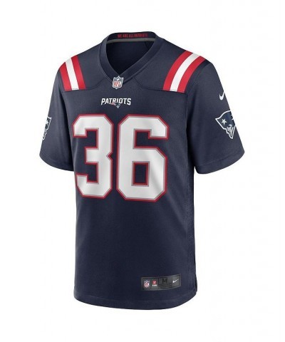Men's Lawyer Milloy Navy New England Patriots Game Retired Player Jersey $63.00 Jersey