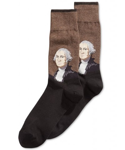 Men's Socks, George Washington Dress Brown $10.32 Socks
