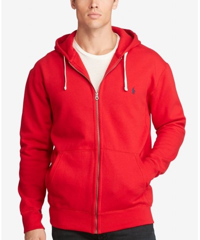 Men's Big & Tall Full-Zip Classic Fleece Hoodie Red $62.16 Sweatshirt