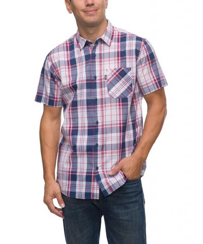 Men's Fellows Short Sleeves Woven Shirt Multi $18.93 Shirts