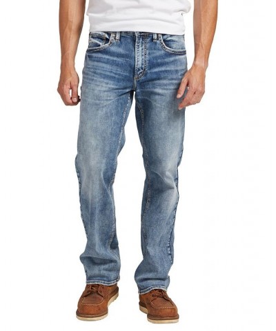Men's Zac Relaxed Fit Straight Leg Jeans Blue $37.65 Jeans