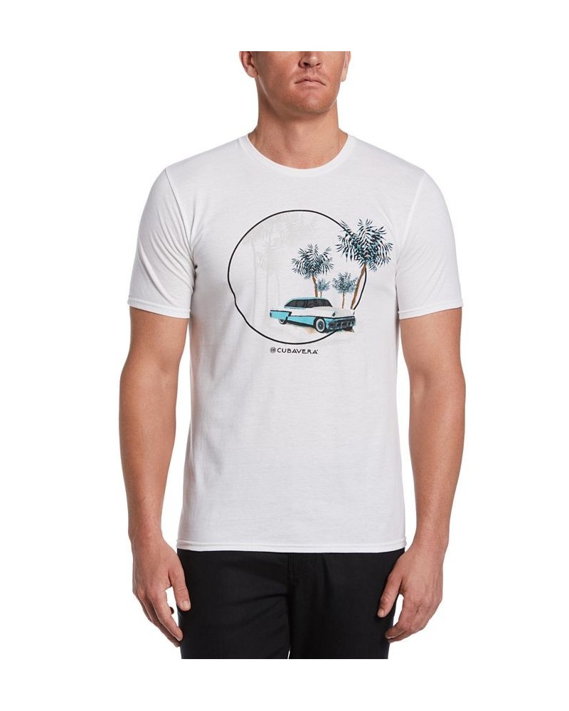 Men's Short-Sleeve Tropical-Graphic T-Shirt White $14.40 Shirts