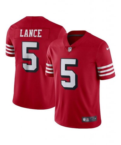 Men's Trey Lance Scarlet San Francisco 49Ers Alternate Vapor Limited Jersey $50.70 Jersey
