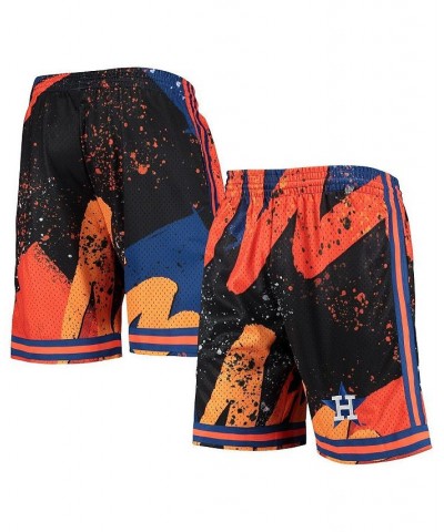 Men's Orange Houston Astros Hyper Hoops Shorts $52.80 Shorts