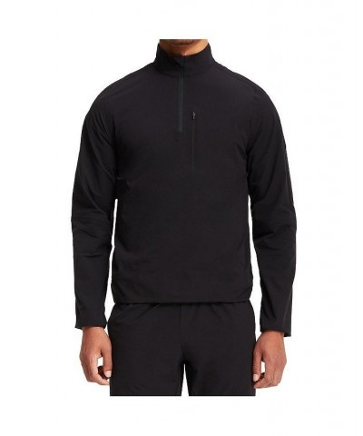 Men's Black Zero Weight Half-Zip Pullover Top $55.35 Sweaters