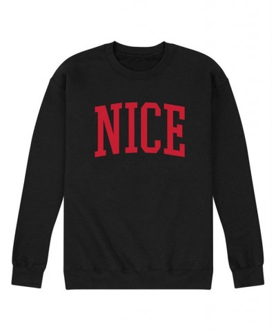 Men's Nice Fleece T-shirt Black $28.04 T-Shirts