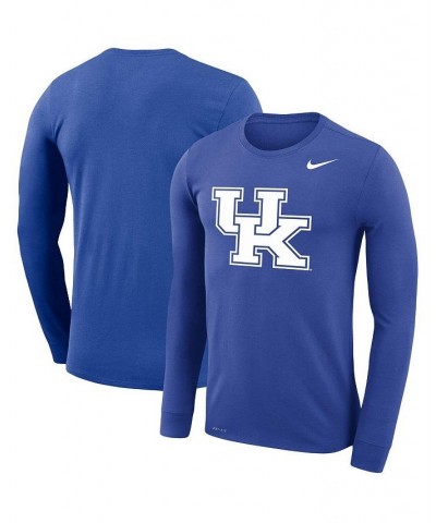Men's Royal Kentucky Wildcats Big and Tall Primary Logo Legend Performance Long Sleeve T-shirt $31.79 T-Shirts