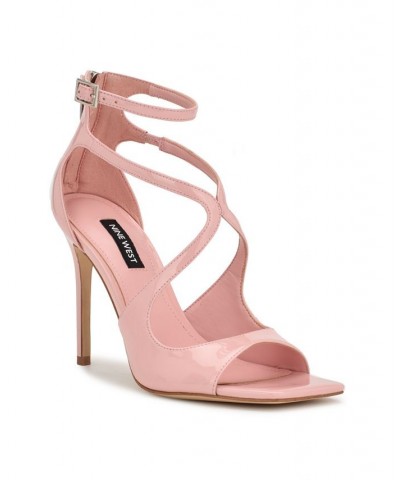 Women's Tulah Ankle Strap Sandals Pink $35.70 Shoes