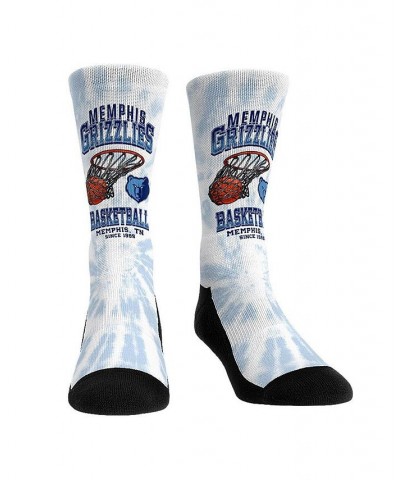 Men's and Women's Socks Memphis Grizzlies Vintage-Inspired Hoop Crew Socks $12.90 Socks