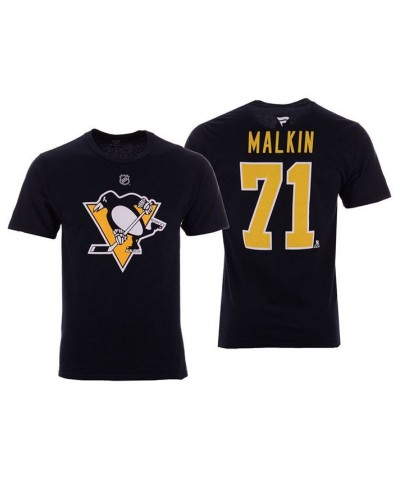Men's Evgeni Malkin Pittsburgh Penguins Authentic Stack Name & Number T-Shirt $20.16 T-Shirts