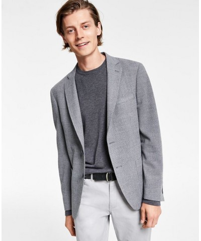 Men’s Slim-Fit Wool Textured Sport Coat Gray $80.00 Blazers