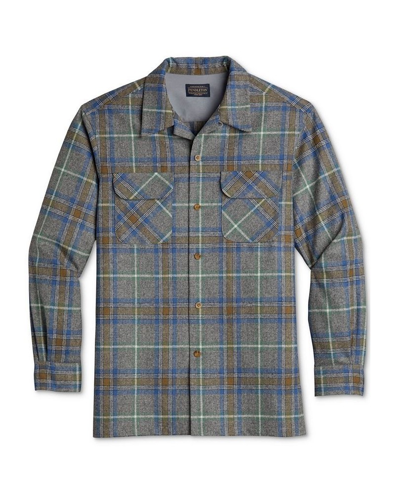Men's Wool Button Down Original Board Shirt PD01 $72.67 Shirts