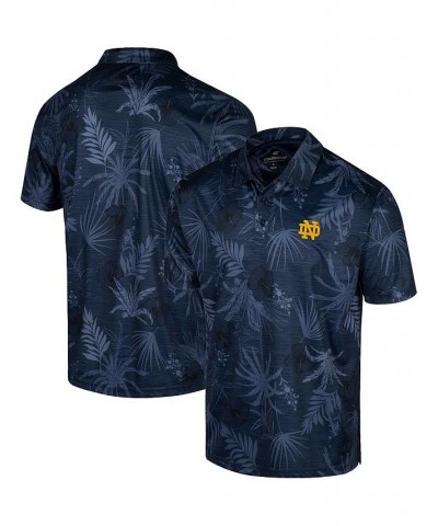 Men's Navy Notre Dame Fighting Irish Palms Team Polo Shirt $22.00 Polo Shirts