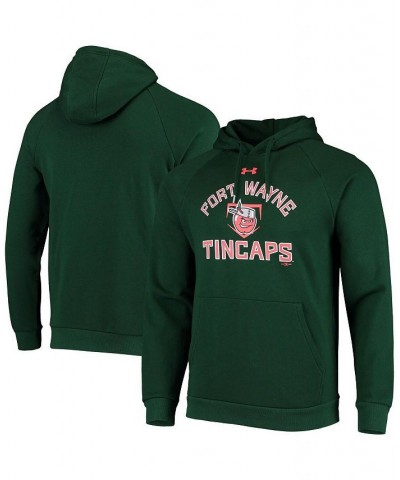 Men's Green Fort Wayne TinCaps All Day Raglan Fleece Pullover Hoodie $35.25 Sweatshirt