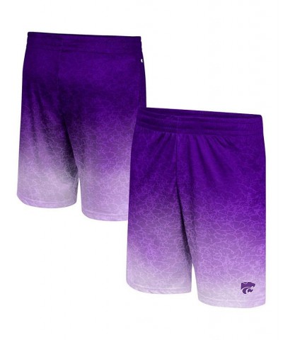 Men's Purple Kansas State Wildcats Walter Shorts $23.00 Shorts