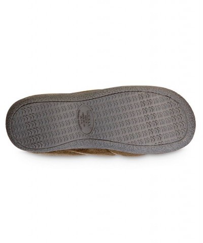 Men's Advanced Memory Foam Microsuede Puffer Comfort Hoodback Slippers Olive $13.14 Slippers