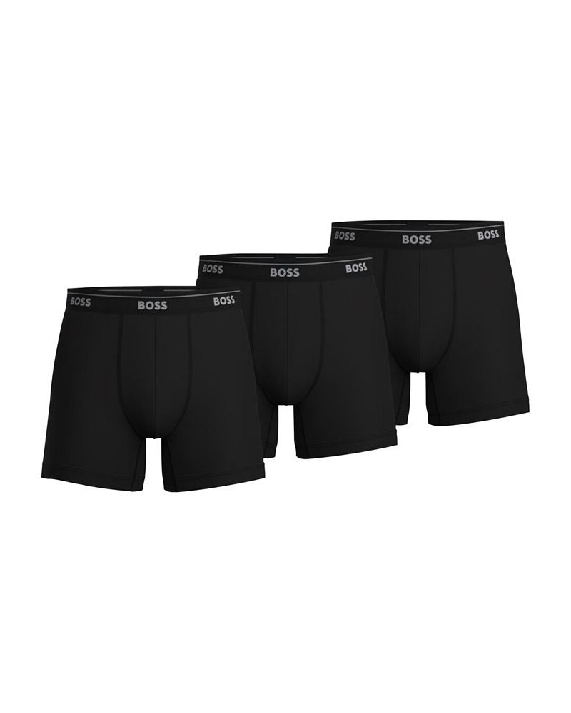 Men's 3-Pk. Classic Boxer Briefs Black $24.96 Underwear