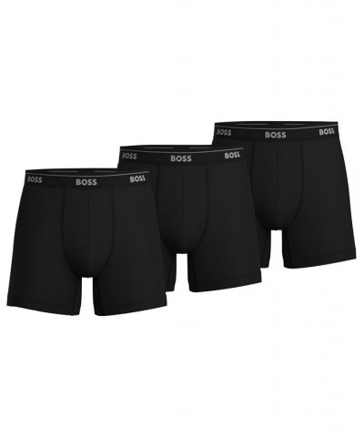 Men's 3-Pk. Classic Boxer Briefs Black $24.96 Underwear