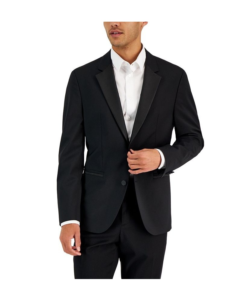 Hugo Boss Men's Modern-Fit Super Flex Stretch Tuxedo Jackets Black $176.75 Suits