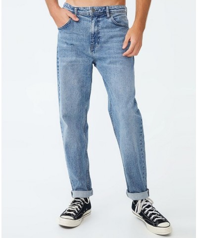 Men's Relaxed Tapered Jeans Blue $31.50 Jeans