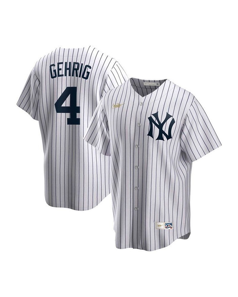 Men's Lou Gehrig White New York Yankees Home Cooperstown Collection Player Jersey $58.00 Jersey