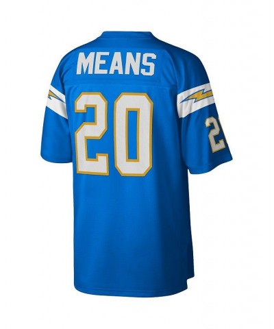 Men's Natrone Means Powder Blue Los Angeles Chargers 1994 Legacy Replica Jersey $76.50 Jersey