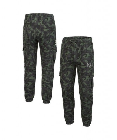 Men's Camo Kansas Jayhawks Logo OHT Military-inspired Appreciation Code Fleece Pants $24.00 Pants