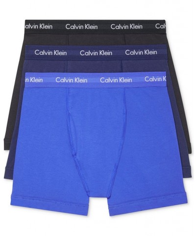 Men's 3-Pack Cotton Stretch Boxer Briefs Brown $17.71 Underwear