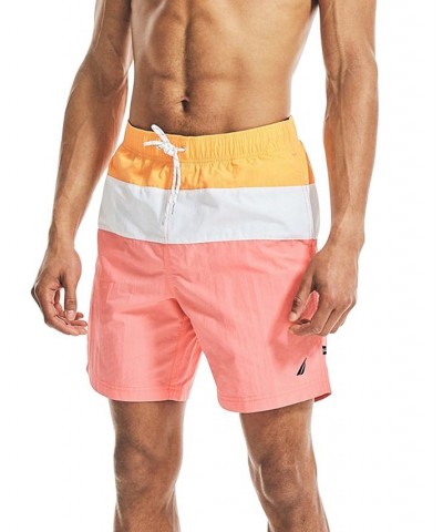 Men's Colorblocked Swimsuit Red $18.51 Swimsuits