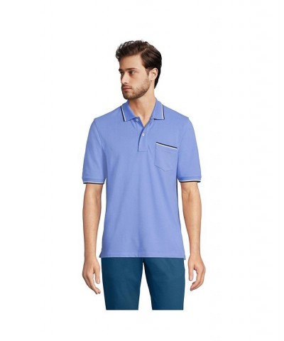 Men's Short Sleeve Comfort-First Mesh Polo Shirt With Pocket PD09 $30.22 Polo Shirts