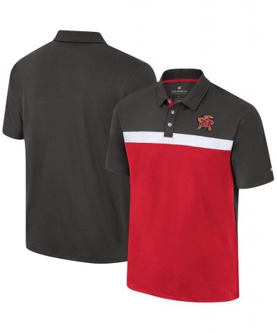 Men's Charcoal Maryland Terrapins Two Yutes Polo Shirt $28.20 Polo Shirts