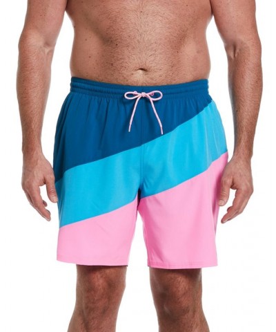 Men's Big & Tall Color Surge 9" Swim Trunks Pink $35.37 Swimsuits
