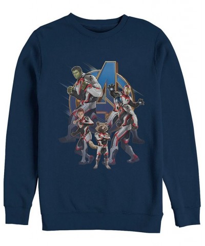 Marvel Men's Avengers Endgame Suit Group, Crewneck Fleece Blue $26.40 Sweatshirt