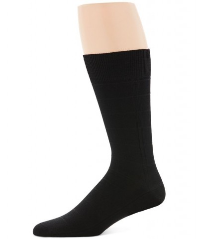 Perry Ellis Men's Socks, Triple S Single Pair Sock Black $8.60 Socks