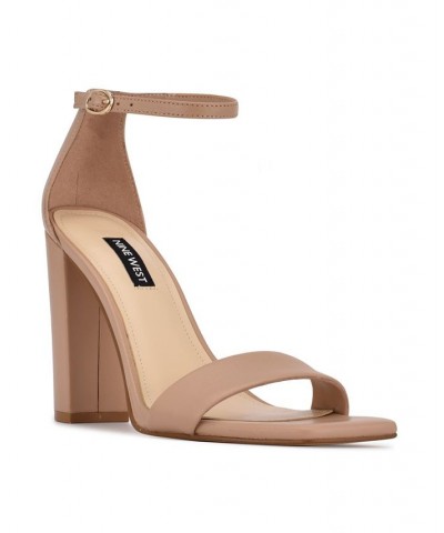 Women's Marrie Square Toe Block Heel Dress Sandals PD04 $44.10 Shoes