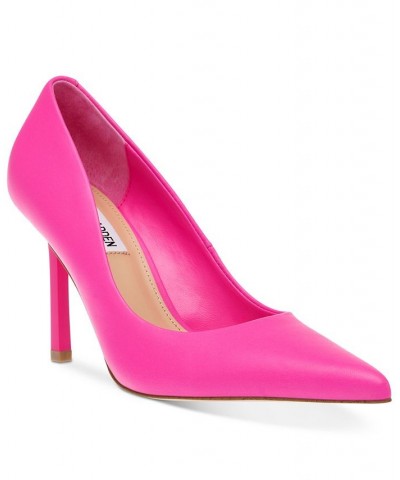 Steve Madden Women's Classie Pointed-Toe Stiletto Pumps Pink $44.69 Shoes
