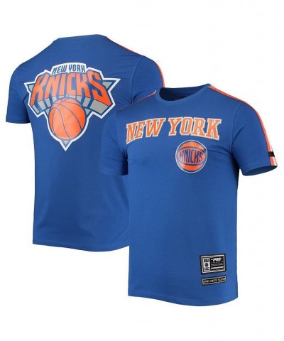 Men's Blue, Orange New York Knicks Mesh Capsule Taping T-shirt $29.14 T-Shirts