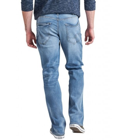 Men's Zac Relaxed Fit Straight Leg Jeans Blue $37.84 Jeans